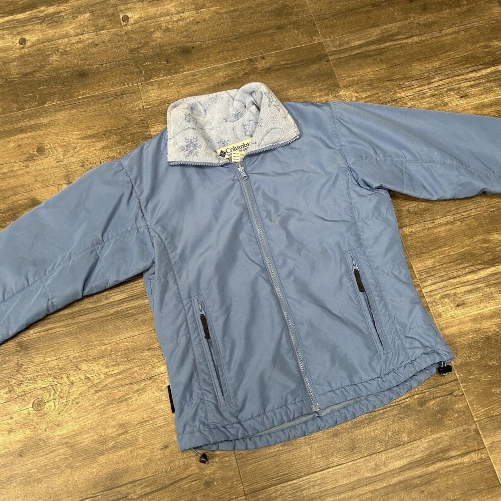 Columbia‎ Women Blue Vertex Core Interchange Full Zip Jacket Size Medium